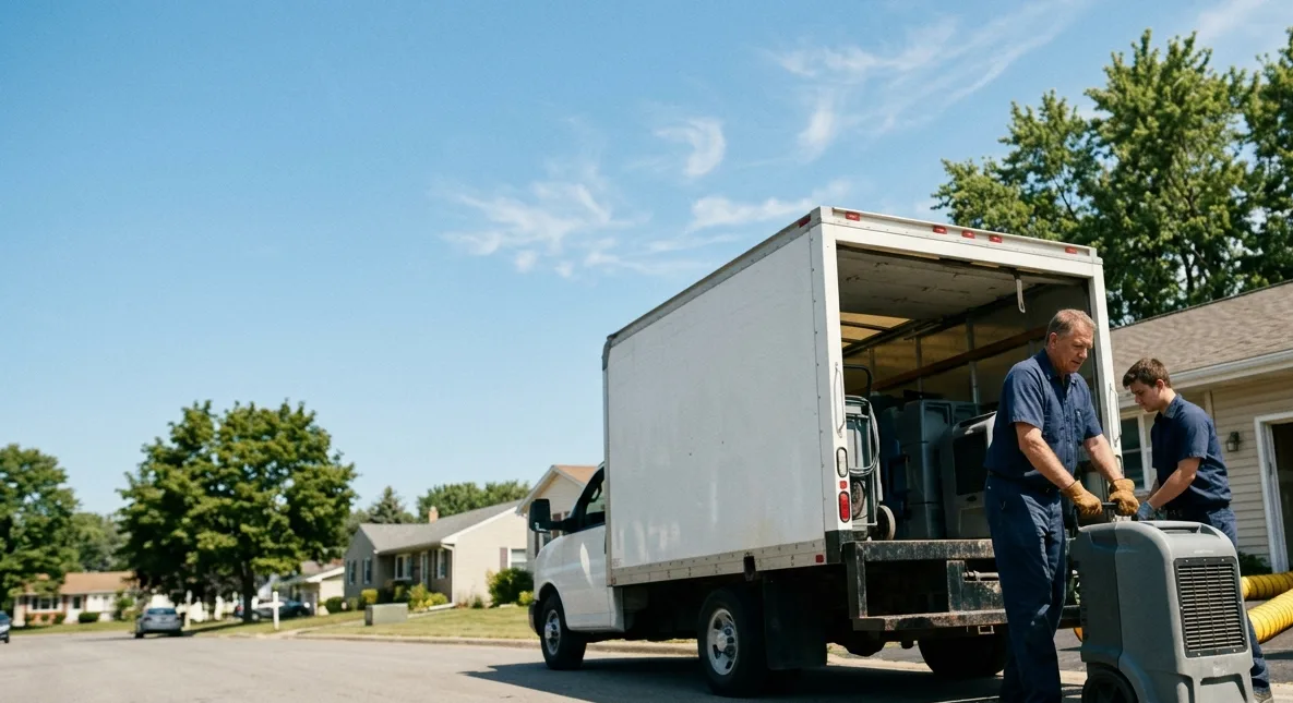 Water Damage Cleanup in Bellaire, OH near me